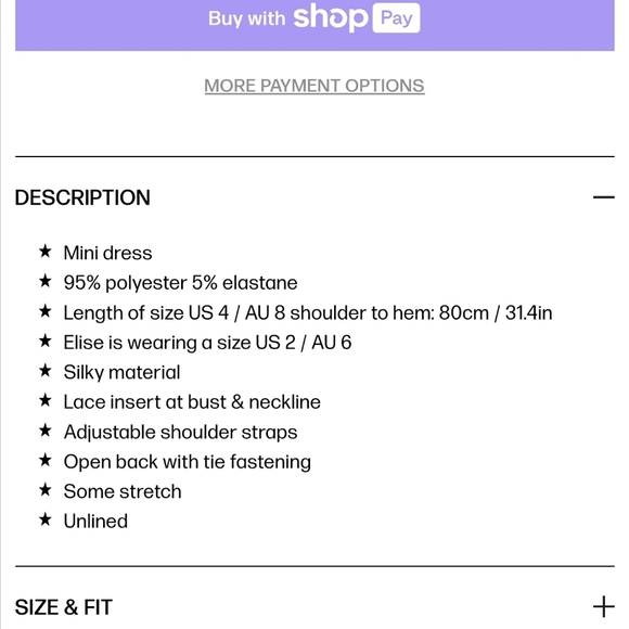 Princess Polly Green Mini Dress with Lace and V-Neck - Picture 13 of 13